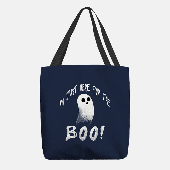 Just Here For The Boo-None-Basic Tote-Bag-fanfabio