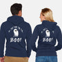 Just Here For The Boo-Unisex-Zip-Up-Sweatshirt-fanfabio