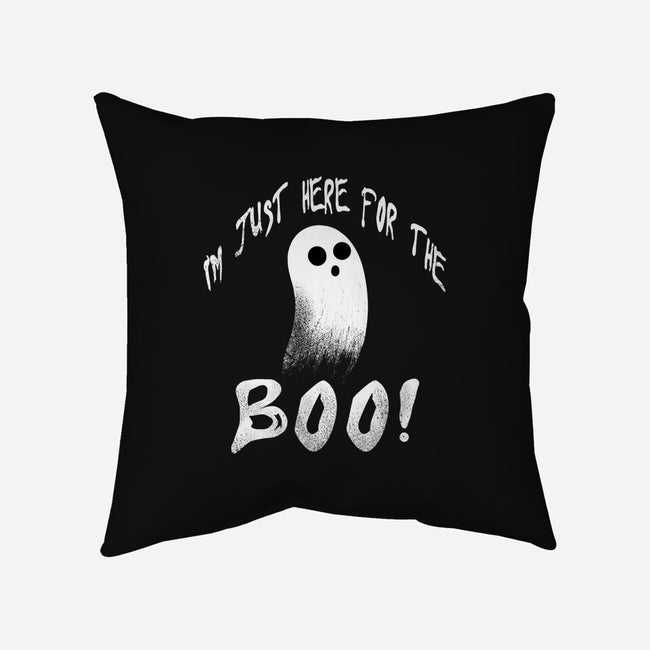 Just Here For The Boo-None-Removable Cover w Insert-Throw Pillow-fanfabio