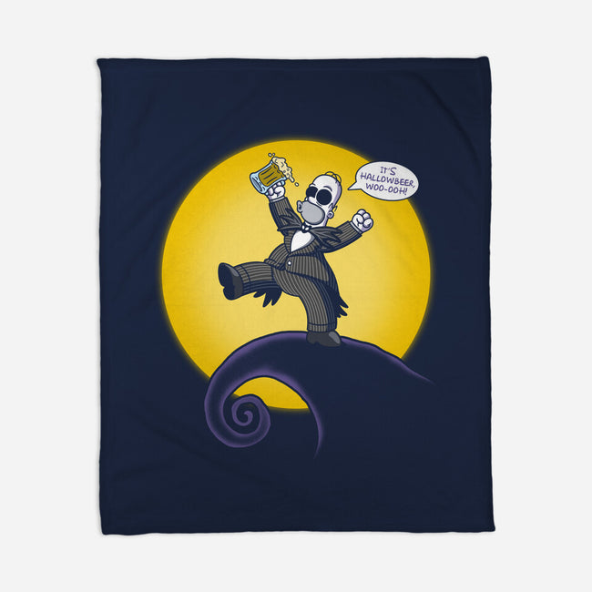 A Nightmare Before Beermas-None-Fleece-Blanket-Barbadifuoco