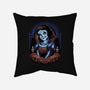 Skull White-None-Removable Cover w Insert-Throw Pillow-Astrobot Invention