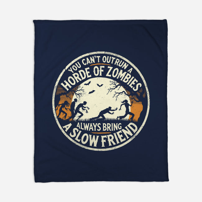 Horde Of Zombies-None-Fleece-Blanket-BridgeWalker