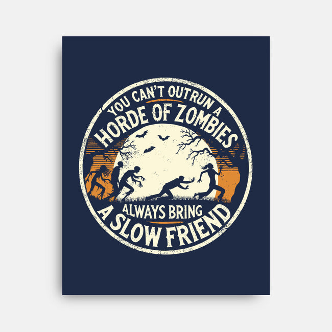 Horde Of Zombies-None-Stretched-Canvas-BridgeWalker