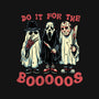 Do It For The Boos-Womens-Off Shoulder-Tee-glitchygorilla