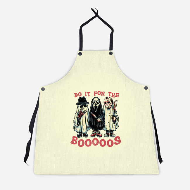 Do It For The Boos-Unisex-Kitchen-Apron-glitchygorilla