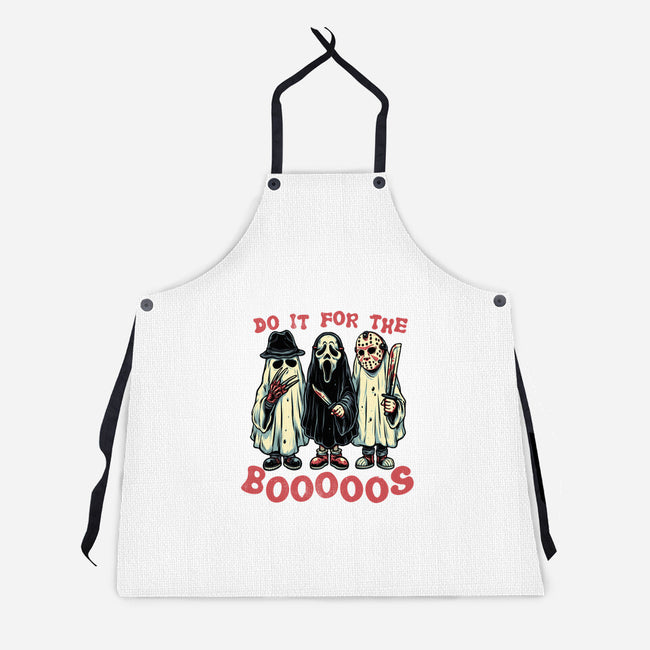 Do It For The Boos-Unisex-Kitchen-Apron-glitchygorilla