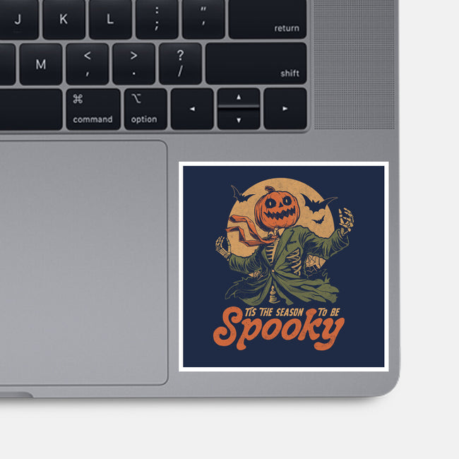 Tis The Season To Be Spooky-None-Glossy-Sticker-eduely