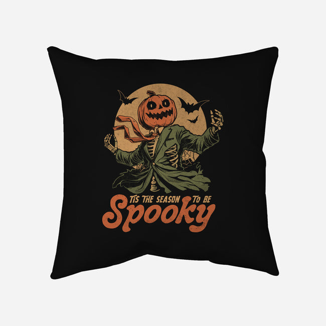 Tis The Season To Be Spooky-None-Removable Cover w Insert-Throw Pillow-eduely