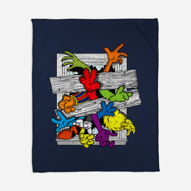 Cartoons Attack-None-Fleece-Blanket-OPIPPI