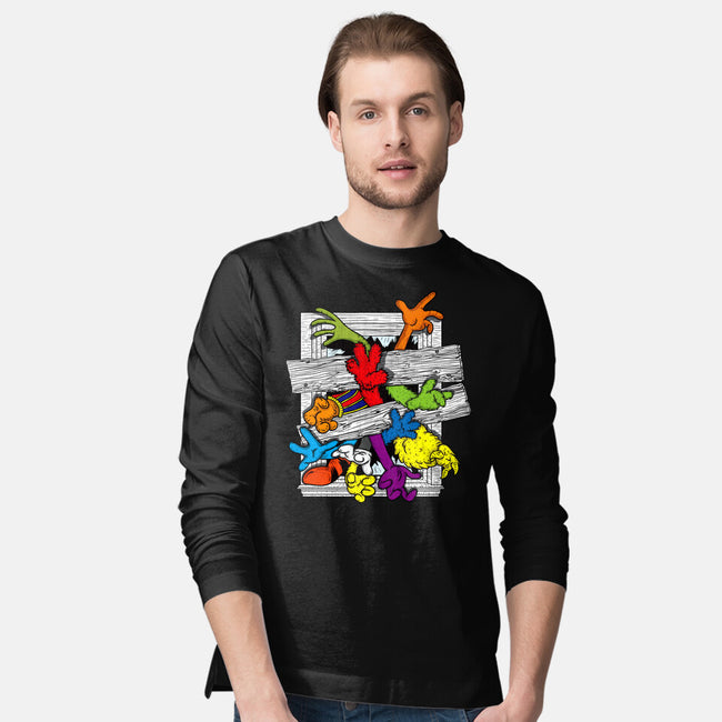 Cartoons Attack-Mens-Long Sleeved-Tee-OPIPPI