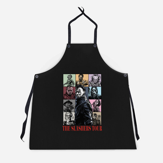 The Slashers Tour-Unisex-Kitchen-Apron-zascanauta