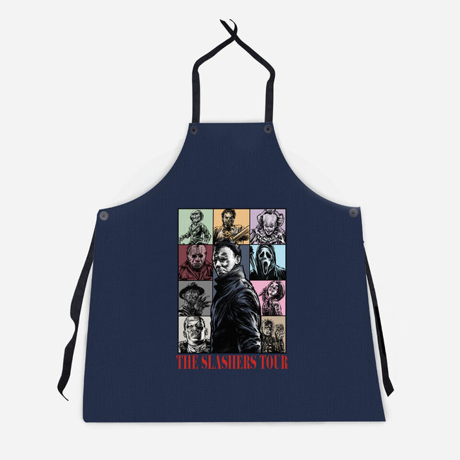 The Slashers Tour-Unisex-Kitchen-Apron-zascanauta