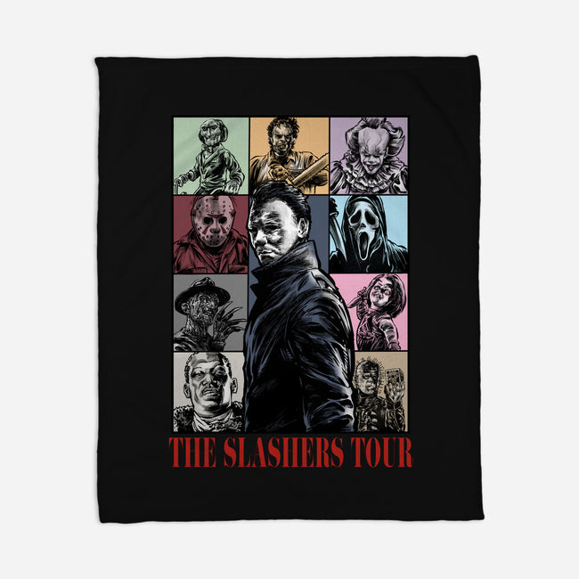 The Slashers Tour-None-Fleece-Blanket-zascanauta