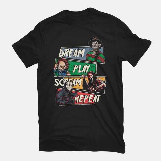 Dream Play Scream-Mens-Basic-Tee-turborat14