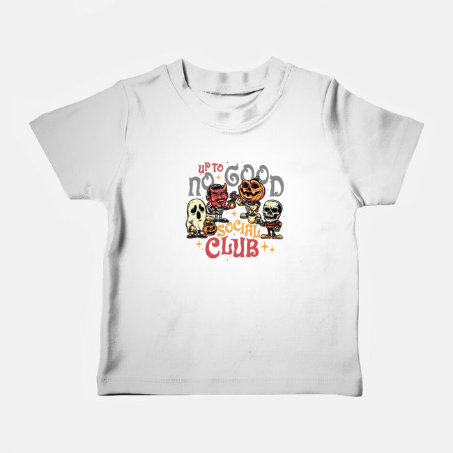 Up To No Good Social Club-Baby-Basic-Tee-glitchygorilla