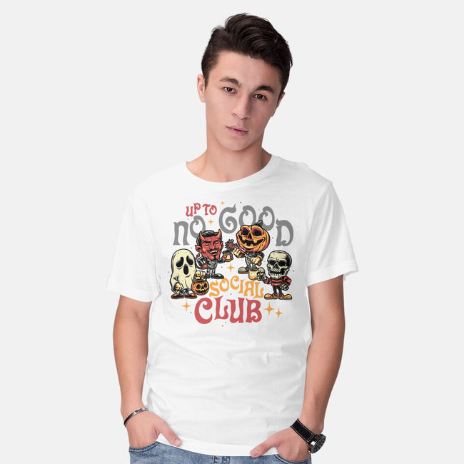 Up To No Good Social Club-Mens-Basic-Tee-glitchygorilla