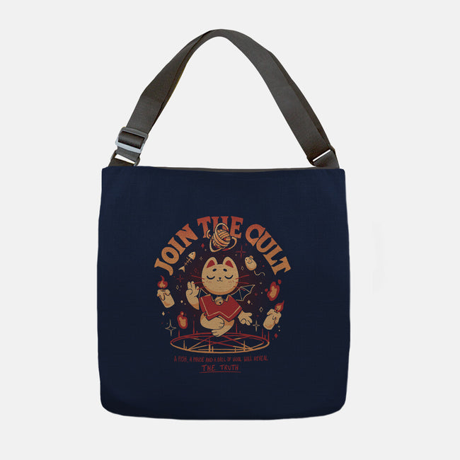 Join The Cat Cult-None-Adjustable Tote-Bag-yumie