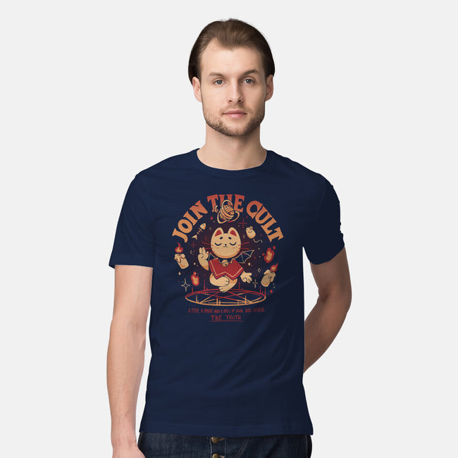 Join The Cat Cult-Mens-Premium-Tee-yumie