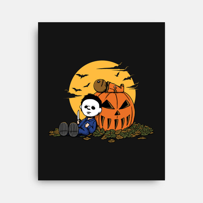 Halloweenuts-None-Stretched-Canvas-pigboom