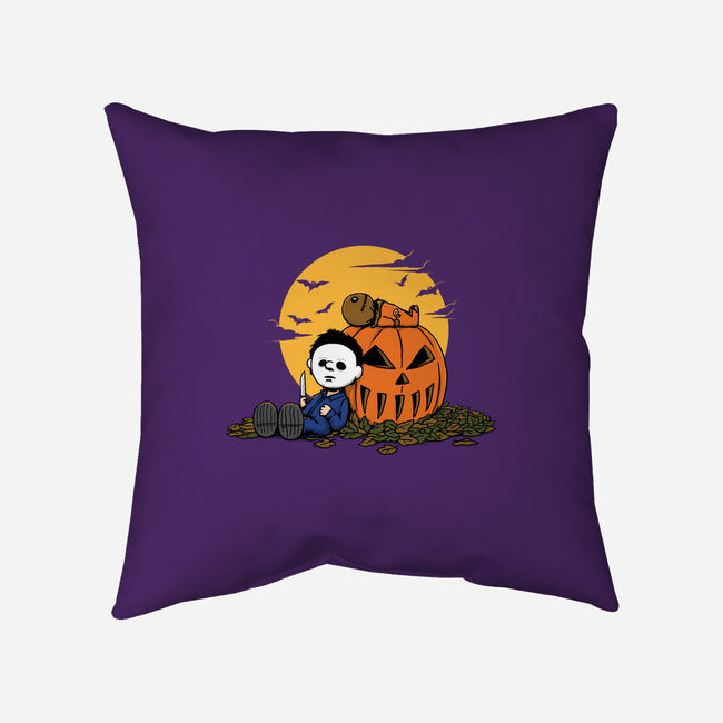 Halloweenuts-None-Removable Cover w Insert-Throw Pillow-pigboom