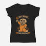 Stay Spooky Trick Everyone-Womens-V-Neck-Tee-pigboom