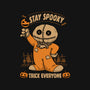 Stay Spooky Trick Everyone-Womens-V-Neck-Tee-pigboom