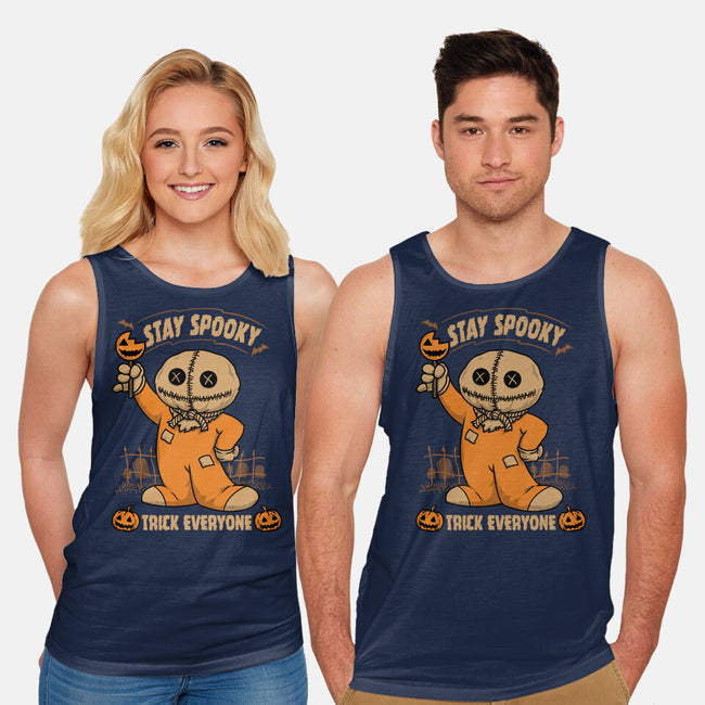 Stay Spooky Trick Everyone-Unisex-Basic-Tank-pigboom