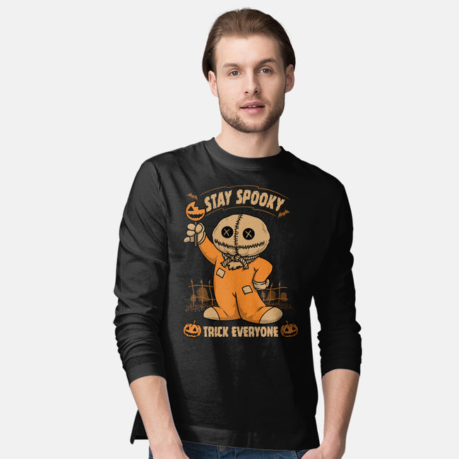 Stay Spooky Trick Everyone-Mens-Long Sleeved-Tee-pigboom