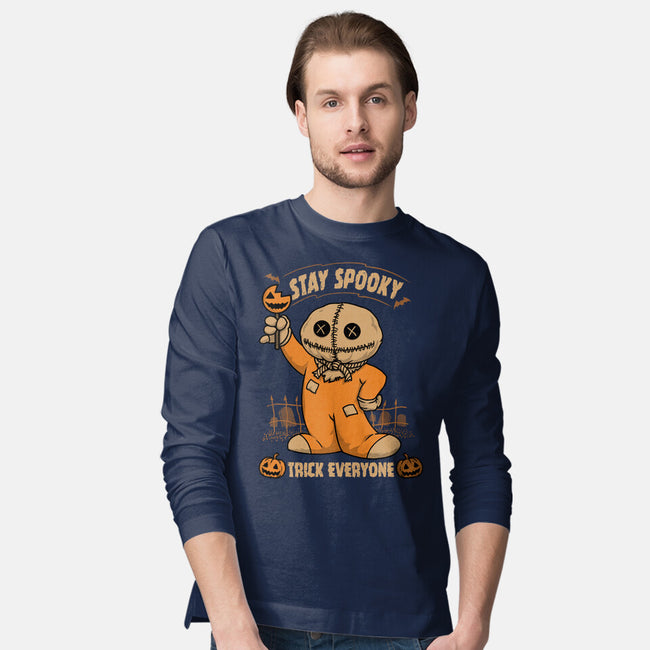 Stay Spooky Trick Everyone-Mens-Long Sleeved-Tee-pigboom