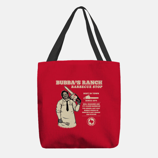 Texas BBQ Stop-None-Basic Tote-Bag-pigboom