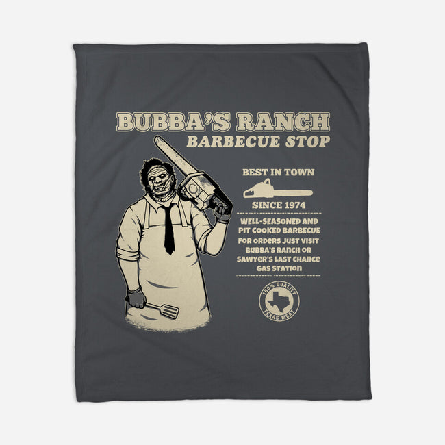 Texas BBQ Stop-None-Fleece-Blanket-pigboom