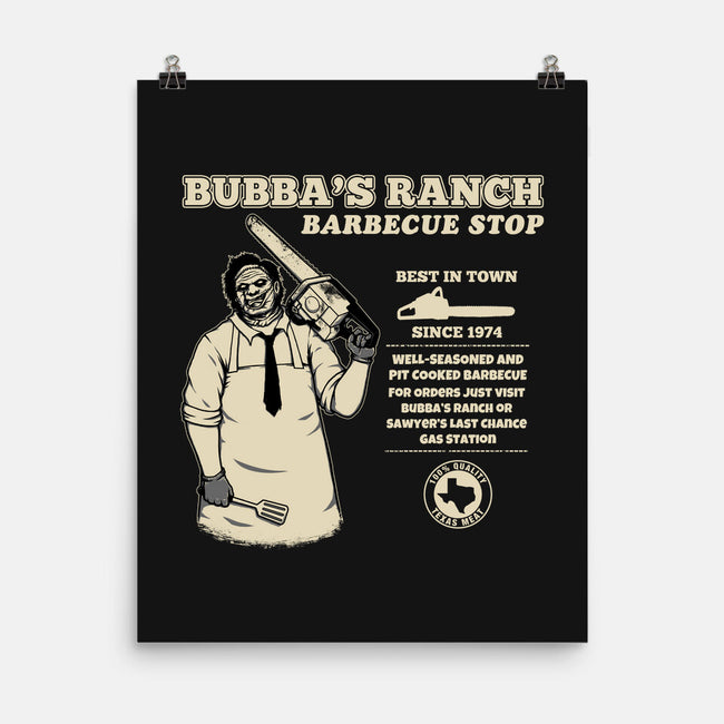 Texas BBQ Stop-None-Matte-Poster-pigboom