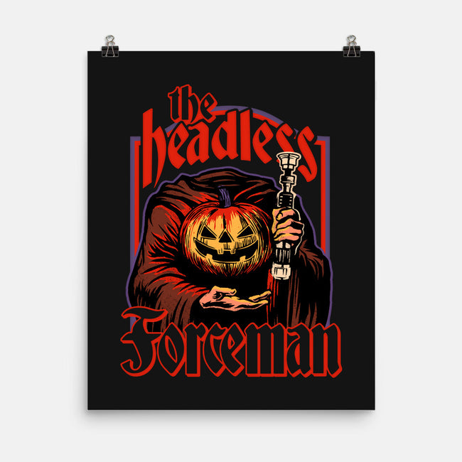 The Headless Forceman-None-Matte-Poster-Wheels