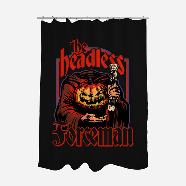 The Headless Forceman-None-Polyester-Shower Curtain-Wheels