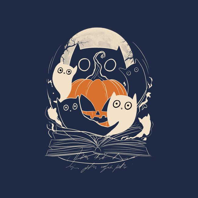 Ghostly Cats-Mens-Basic-Tee-fanfabio