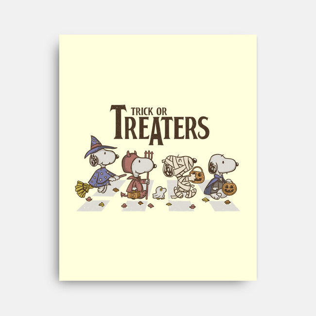 Trick Or Treat Road-None-Stretched-Canvas-Xentee