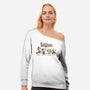 Trick Or Treat Road-Womens-Off Shoulder-Sweatshirt-Xentee