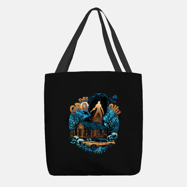 Spooky And Groovy-None-Basic Tote-Bag-glitchygorilla