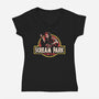 Scream Park-Womens-V-Neck-Tee-turborat14