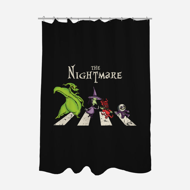 Nightmare's Road-None-Polyester-Shower Curtain-turborat14