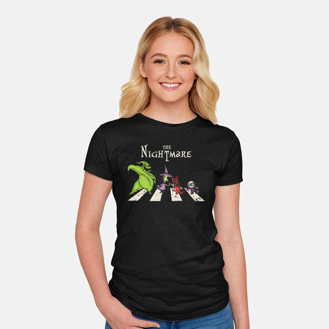 Nightmare's Road-Womens-Fitted-Tee-turborat14