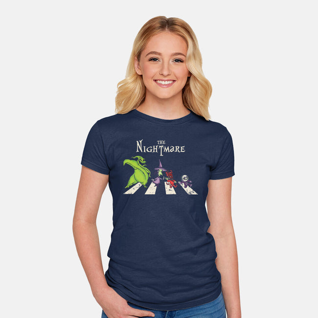 Nightmare's Road-Womens-Fitted-Tee-turborat14