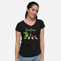 Nightmare's Road-Womens-V-Neck-Tee-turborat14