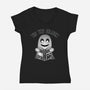 Ghosting Season-Womens-V-Neck-Tee-Whimsical Thinker