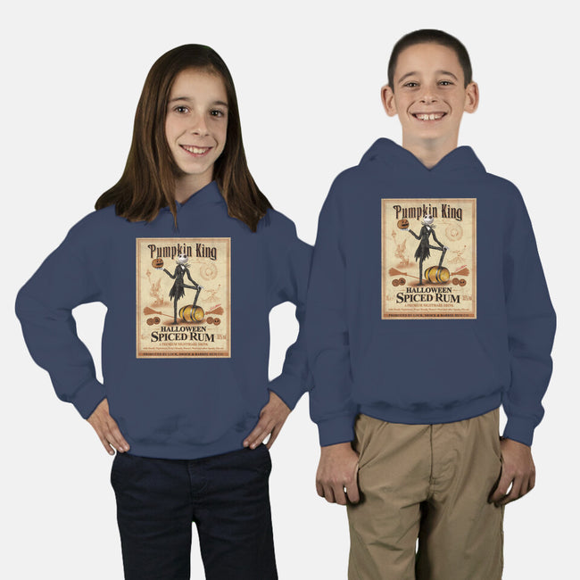 Halloween Spiced Rum-Youth-Pullover-Sweatshirt-NMdesign