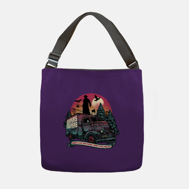 Creepers Transport Service-None-Adjustable Tote-Bag-glitchygorilla