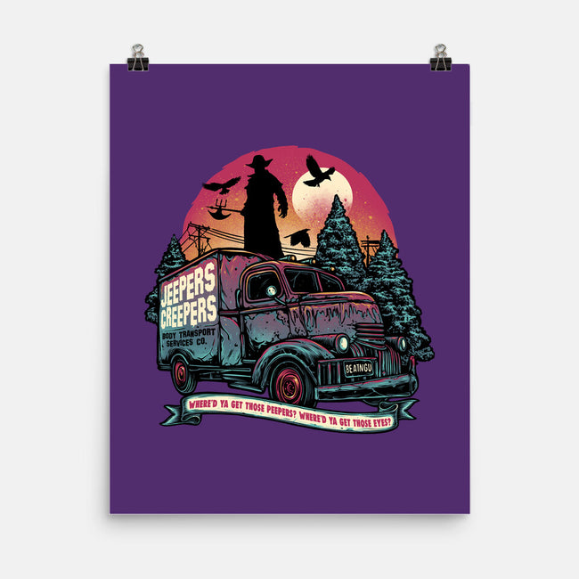 Creepers Transport Service-None-Matte-Poster-glitchygorilla