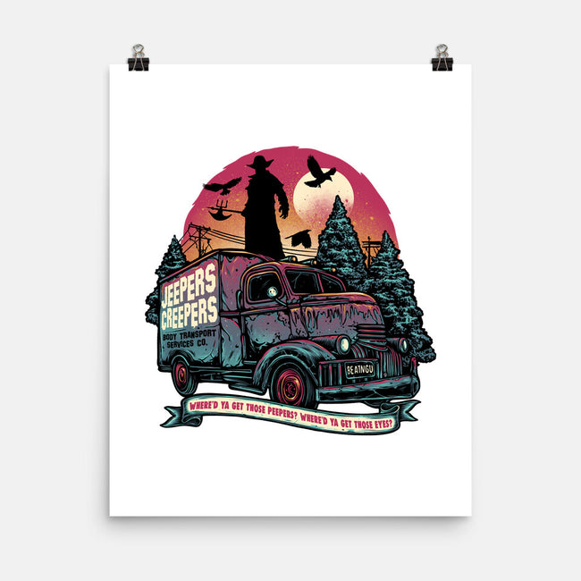 Creepers Transport Service-None-Matte-Poster-glitchygorilla