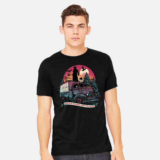 Creepers Transport Service-Mens-Heavyweight-Tee-glitchygorilla