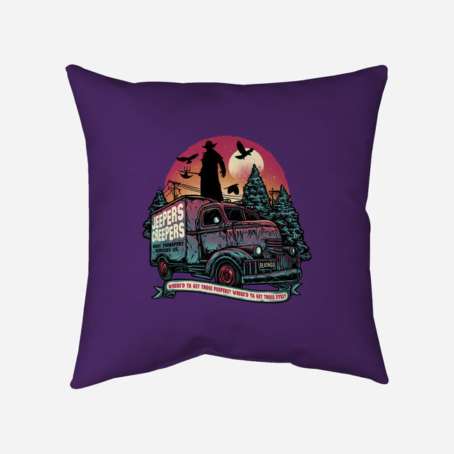 Creepers Transport Service-None-Removable Cover w Insert-Throw Pillow-glitchygorilla